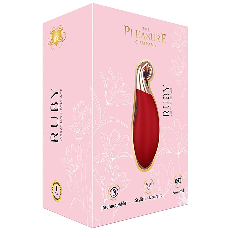 Ruby Vibrating Necklace Massager By Full Circle - Clit Ticklers and Pulsators