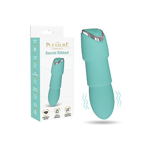 Secret Ribbed Usb Rechargeable Bullet Vibe By Full Circle - Bullet Vibrators