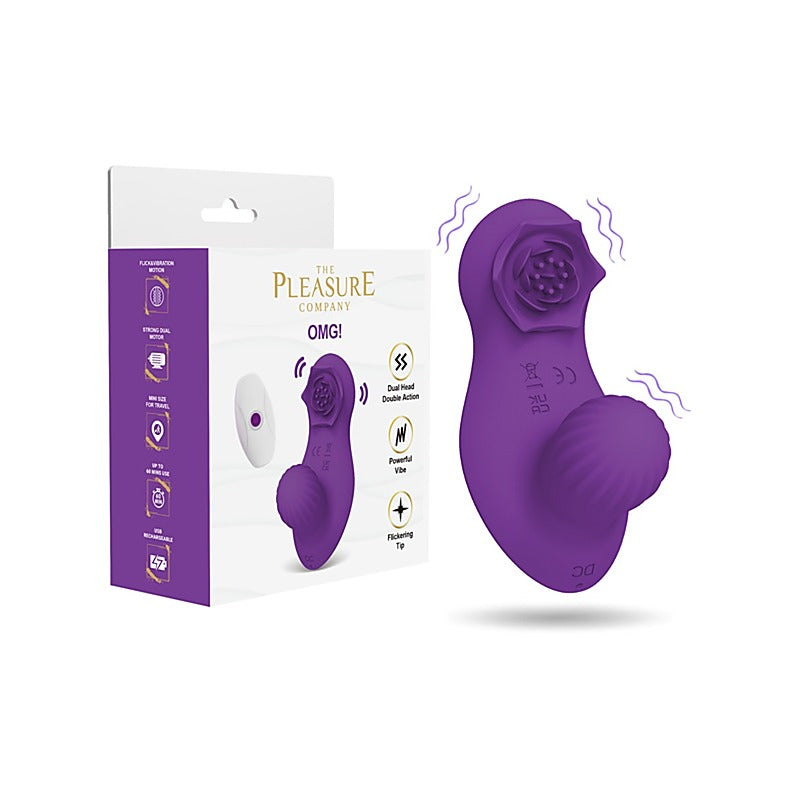 Omg! Rechargeable Remote Control Clit Vibe By Full Circle - Clit Ticklers and Pulsators