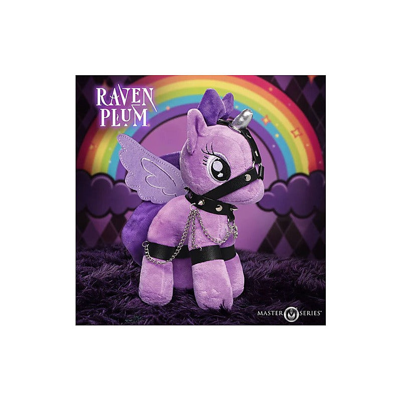 Raven Plum Bondage Pony by XR Brands - Party Gifts and Novelties