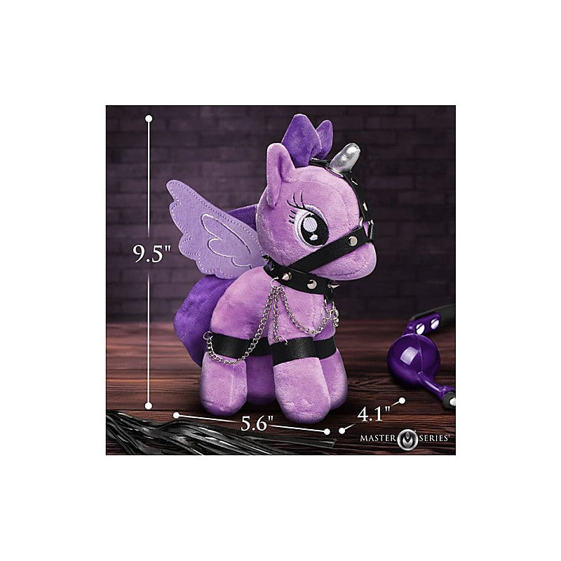 Raven Plum Bondage Pony by XR Brands - Party Gifts and Novelties