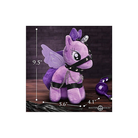Raven Plum Bondage Pony by XR Brands - Party Gifts and Novelties