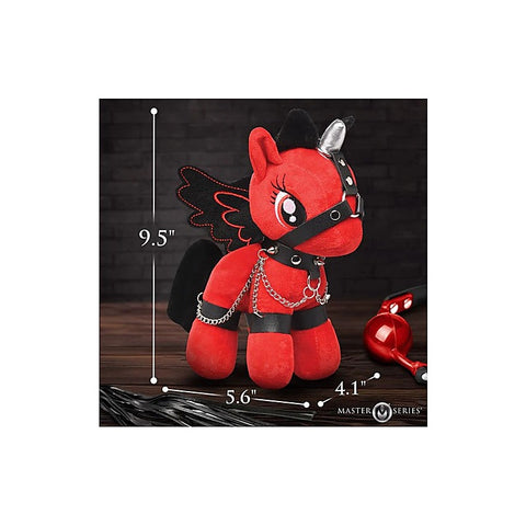 Scarlet Chainheart Bondage Pony By Xr Brands - Party Gifts and Novelties