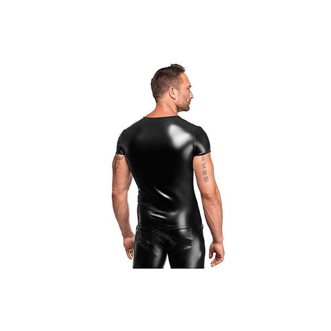 Noir Handmade Elastic Powerwetlook Vexen Tee Black