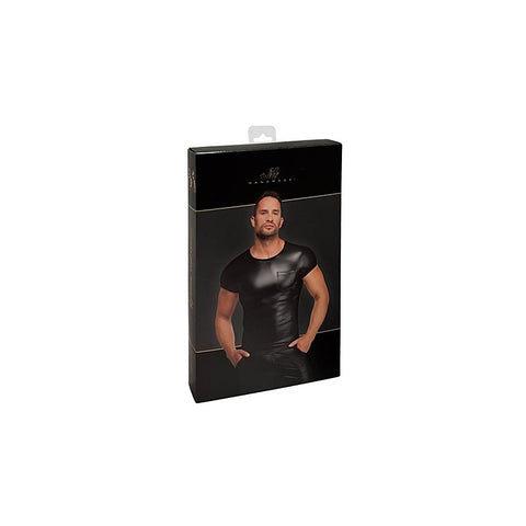 Noir Handmade Elastic Powerwetlook Vexen Tee Black