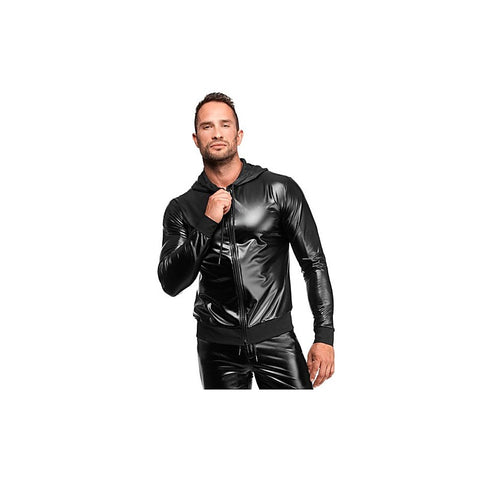 Noir Handmade Vexen Hooded Mens Jacket Black