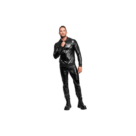 Noir Handmade Vexen Hooded Mens Jacket Black