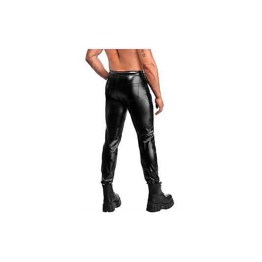 Noir Handmade Rogue Powerwetlook Mens Pants Black