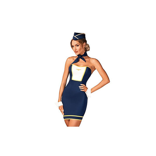 Obsessive 4 Piece Sexy Womens Stewardess Uniform