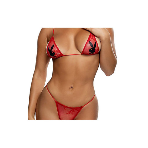 Dueling Bunny 2 Piece Sexy Bikini Set By Playboy - Bras and Bra Sets