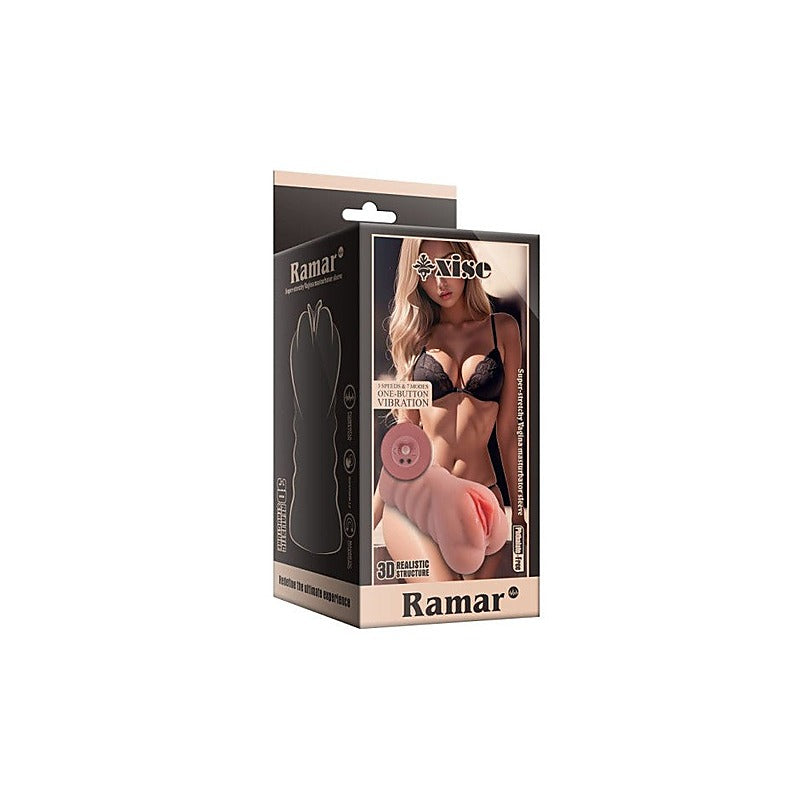 Ramar Realistic Vibrating Anal Vaginal Masturbator By Xise - Masturbators and Strokers