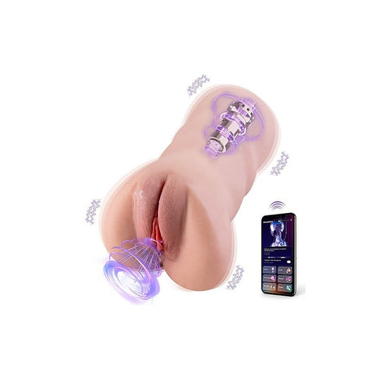 Xise Sora App Control Vibrating Realistic Vaginal Masturbator