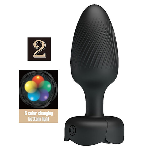 Varian Light-Up Rechargeable Anal Plug By Baile - Butt Plugs