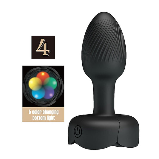 Baile Olman Light-Up Rechargeable Butt Play Plug - Butt Plugs