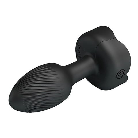 Olman Light-Up Rechargeable Butt Play Plug By Baile - Butt Plugs