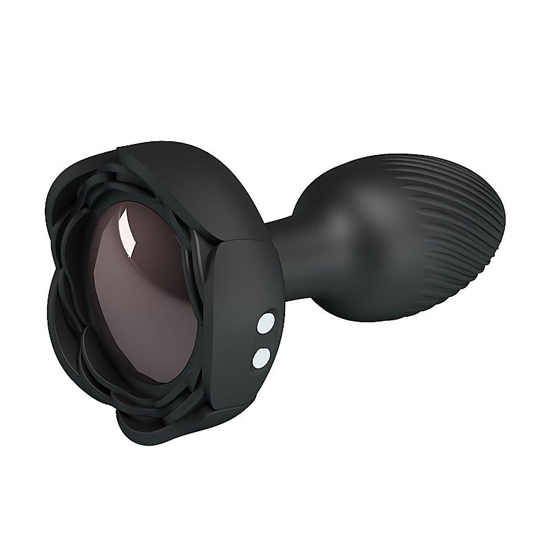 Olman Light-Up Rechargeable Butt Play Plug By Baile - Butt Plugs
