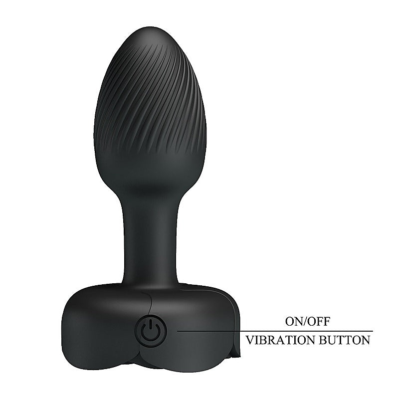 Olman Light-Up Rechargeable Butt Play Plug By Baile - Butt Plugs