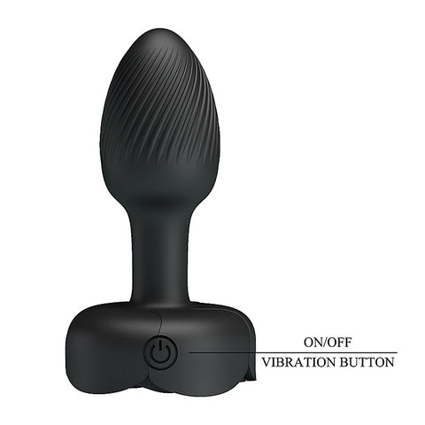 Olman Light-Up Rechargeable Butt Play Plug By Baile - Butt Plugs