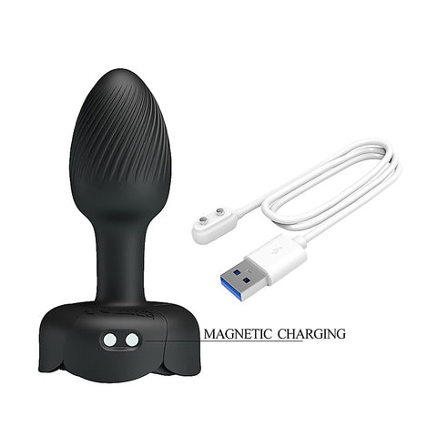 Olman Light-Up Rechargeable Butt Play Plug By Baile - Butt Plugs
