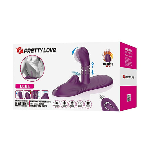 Luka Rechargeable Remote Control Love Pad Vibrator By Baile - G-Spot Vibrators