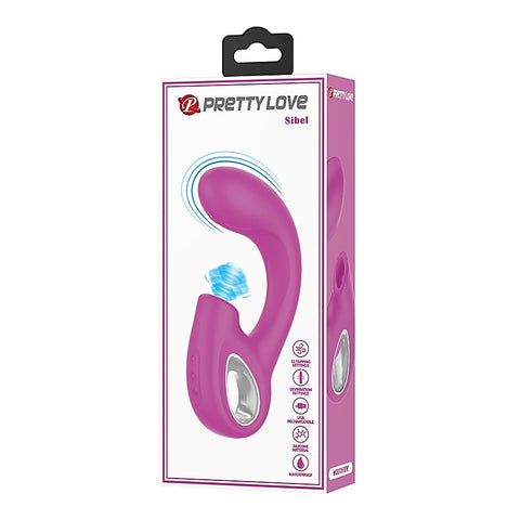 Sibel Rechargeable Tapping G Spot Vibrator By Baile - G-Spot Vibrators