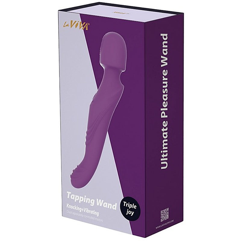 Tapping And Vibrating Body Wand Massager By La Viva - Body Wands