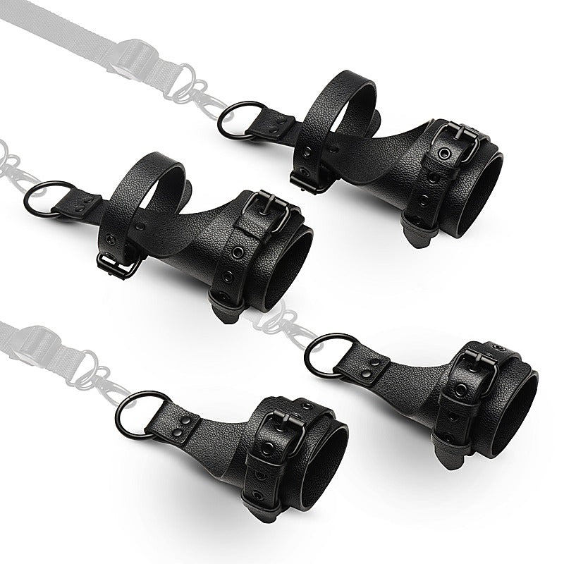 Master Series All Access Bed Restraint Kit By Xr Brands - Bondage Kits
