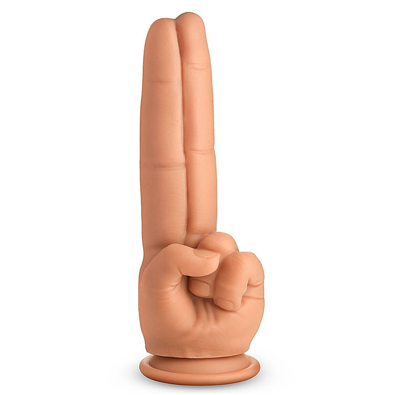 Master Series The Pleaser Double Finger Dildo By Xr Brands - Realistic Dildos