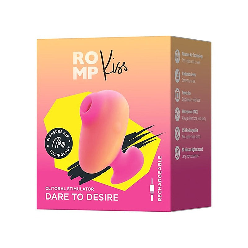 Romp Kiss Clitoral Suction Stimulator By Love Honey - Clit Ticklers and Pulsators