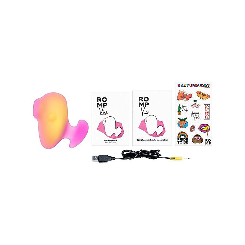 Romp Kiss Clitoral Suction Stimulator By Love Honey - Clit Ticklers and Pulsators