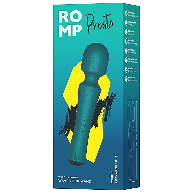 Romp Presto Compact Body Wand Vibrator By Love Honey - Body Wands