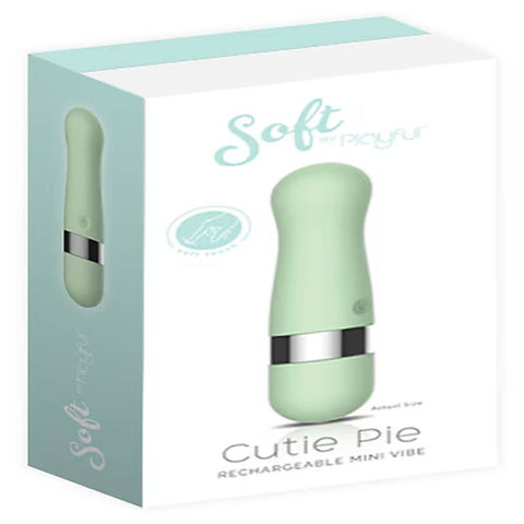 Soft by Playful Cutie Pie Rechargeable Mini Bullet Vibrator - Bullet Vibrators