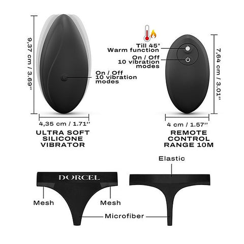 10 Functions Panty Vibrator by Marc Dorcel - Remote Control Vibrators