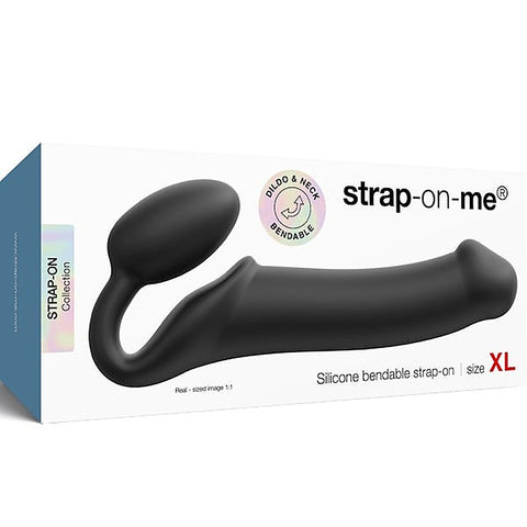 New Bendable Strap-On Silicone Dildo By Strap-On-Me - Strap On Sextoys