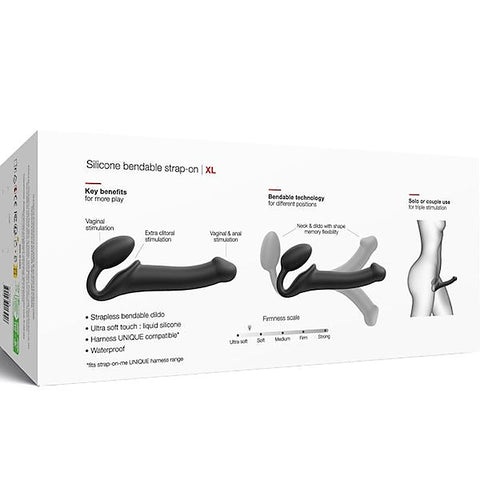 New Bendable Strap-On Silicone Dildo By Strap-On-Me - Strap On Sextoys
