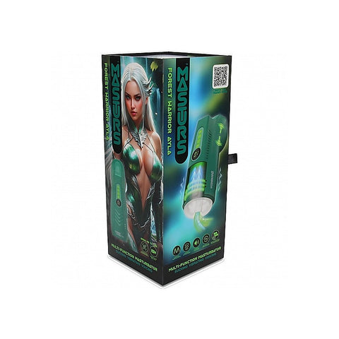Ayla Forest Warrior Vibrating Stroker By Shots Toys - Masturbators and Strokers
