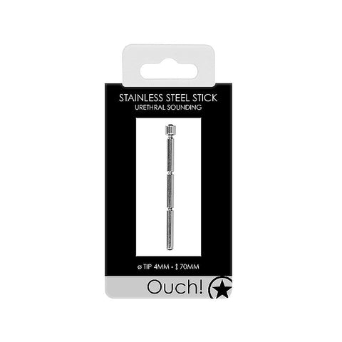 Urethral Sounding Stainless Steel Stick By Shots Toys - Urethral Sounds