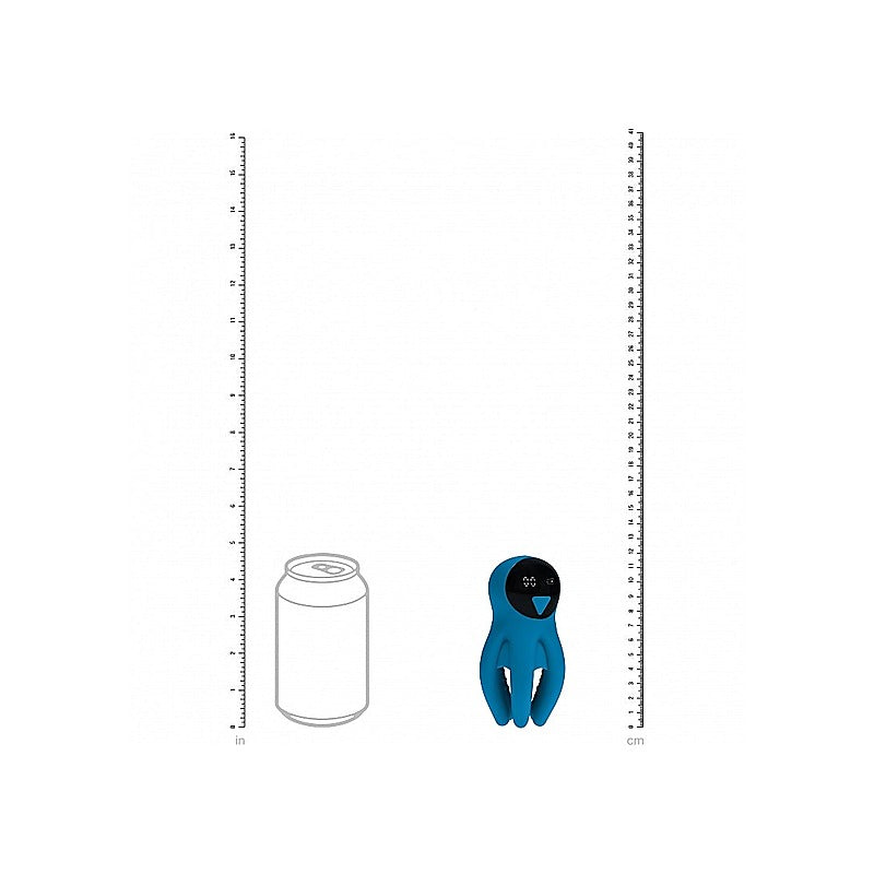 Levelz Digital Vibrating Penis Head Stimulator By Shots Toys - Masturbators and Strokers