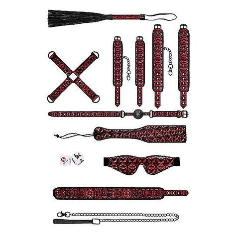 10 Piece Luxury Bondage Play Set By Shots Toys - Bondage Kits