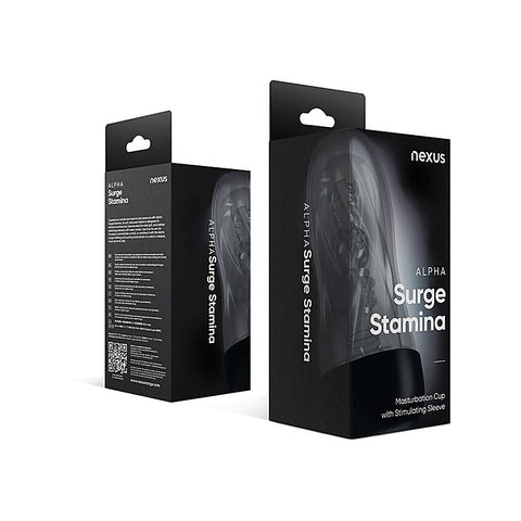 Nexus Alpha Surge Stamina Masturbator Sleeve - Masturbators and Strokers
