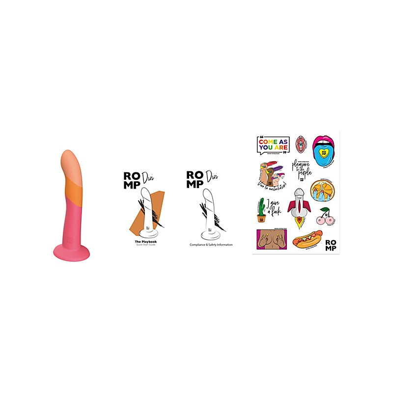 Romp Dizi Suction Cup Strap On Dildo By Love Honey - Strap On Sextoys