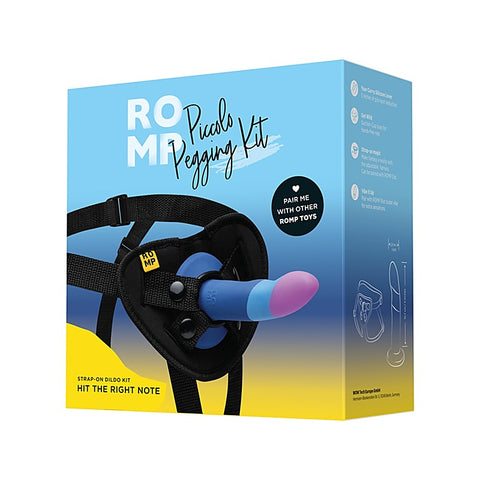 Romp Piccolo Strap On Dildo Pegging Kit By Love Honey - Strap On Sextoys