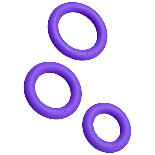 Love Honey Romp Remix Trio Silicone Cock Rings Set - Cock Ring Sets