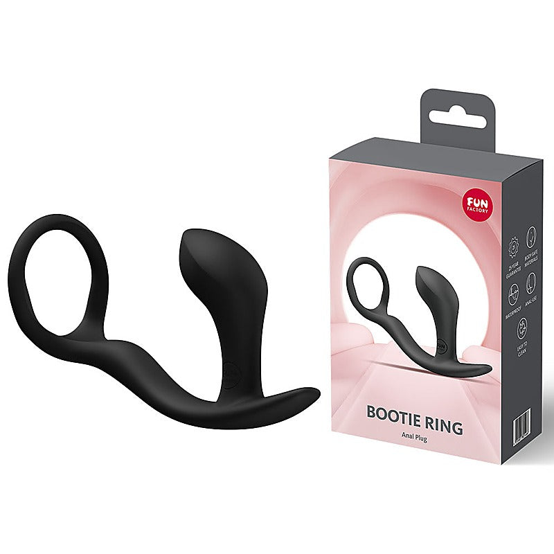 Bootie Ring Anal Plug With Cock Ring By Fun Factory - Butt Plugs