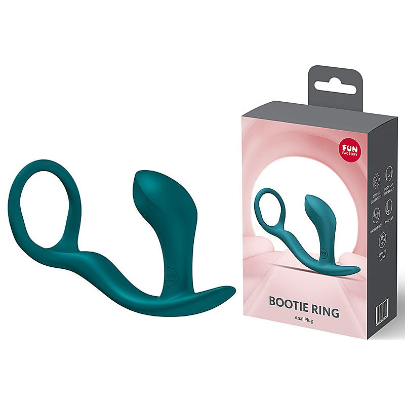 Bootie Ring Anal Plug With Cock Ring By Fun Factory - Butt Plugs