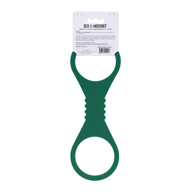 Indica Silicone Bondage Hand Cuffs By Sportsheets - Cuffs And Restraints