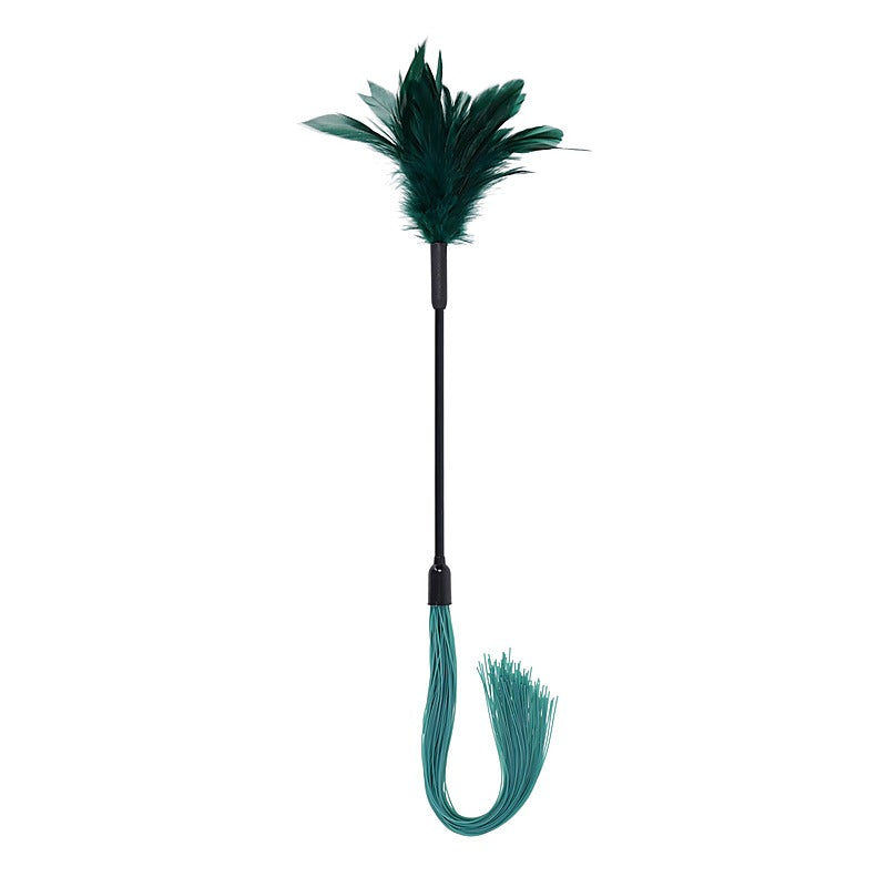Indica Feather Tickler Whip By Sportsheets - Whips And Crops