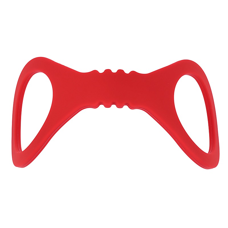 Sex & Mischief Amor Silicone Hand Cuffs Restraints Red - Cuffs And Restraints