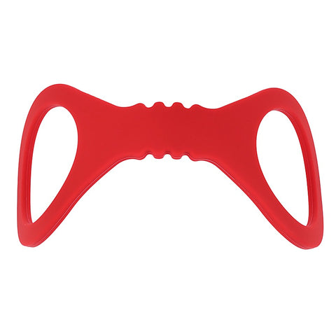 Sex & Mischief Amor Silicone Hand Cuffs Restraints Red - Cuffs And Restraints