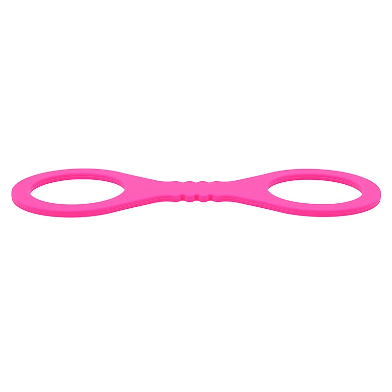 Sex & Mischief Hot Pink Fetish Play Silicone Hand Cuffs - Cuffs And Restraints